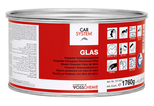 CS Glas klaaskiudpahtel 1,8 kg