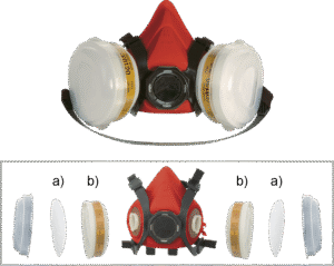 CS Star Mask A2P2 Värvimask L